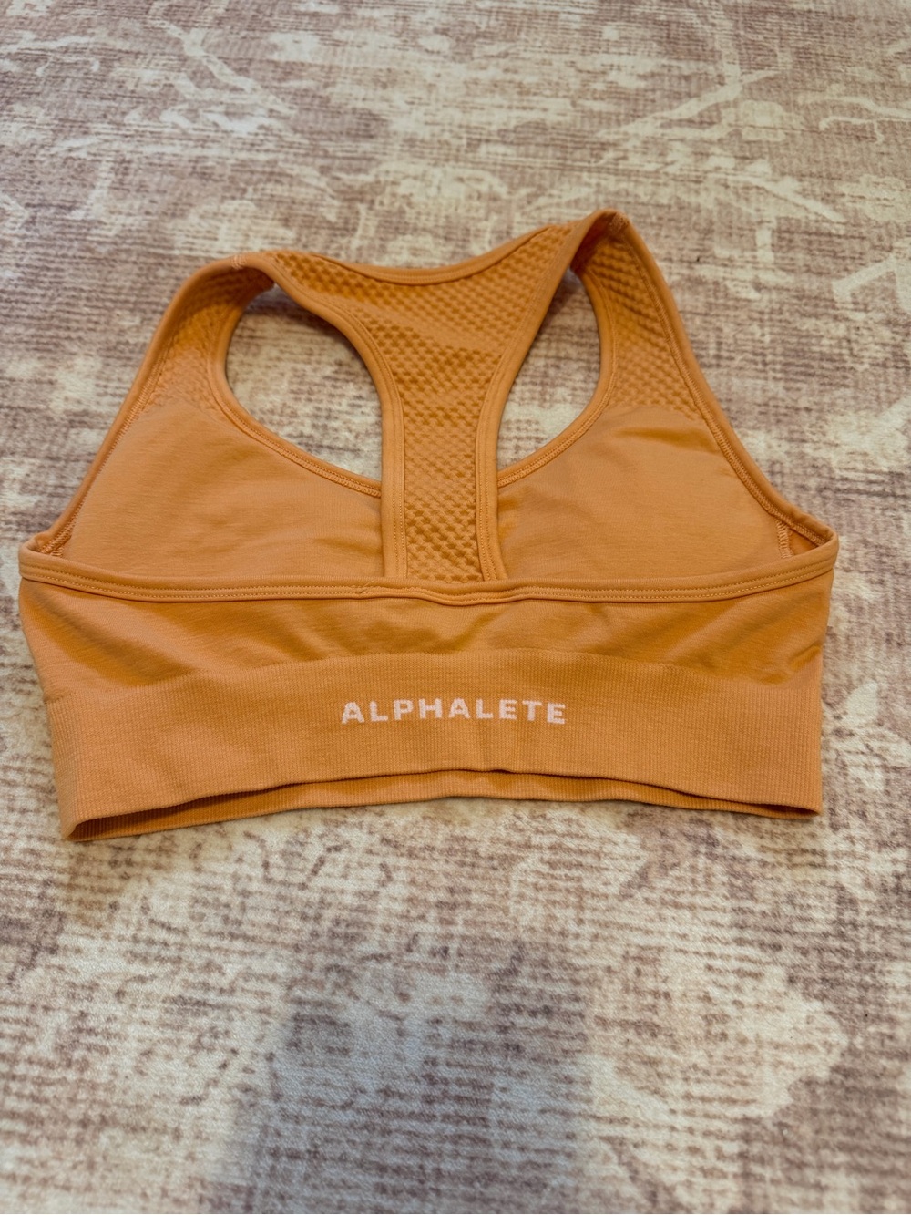 Alphalete Tangerine Racerback Support Bra